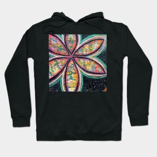 Starstruck Bloom - an activated Inner Power Painting Hoodie